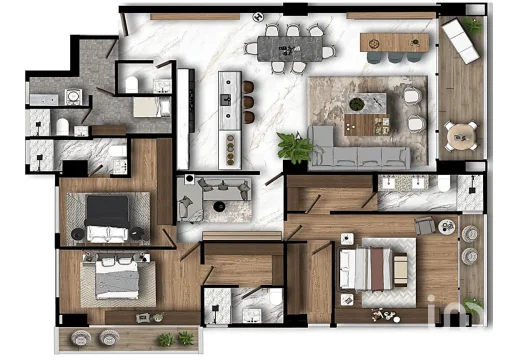 Departamento en renta en El Campanario - El Marqués - ref 7810 14