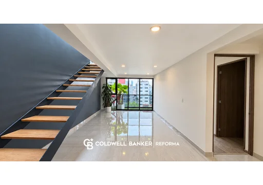 Departamento en renta en Roma Sur - Cuauhtémoc - ref 9614 4