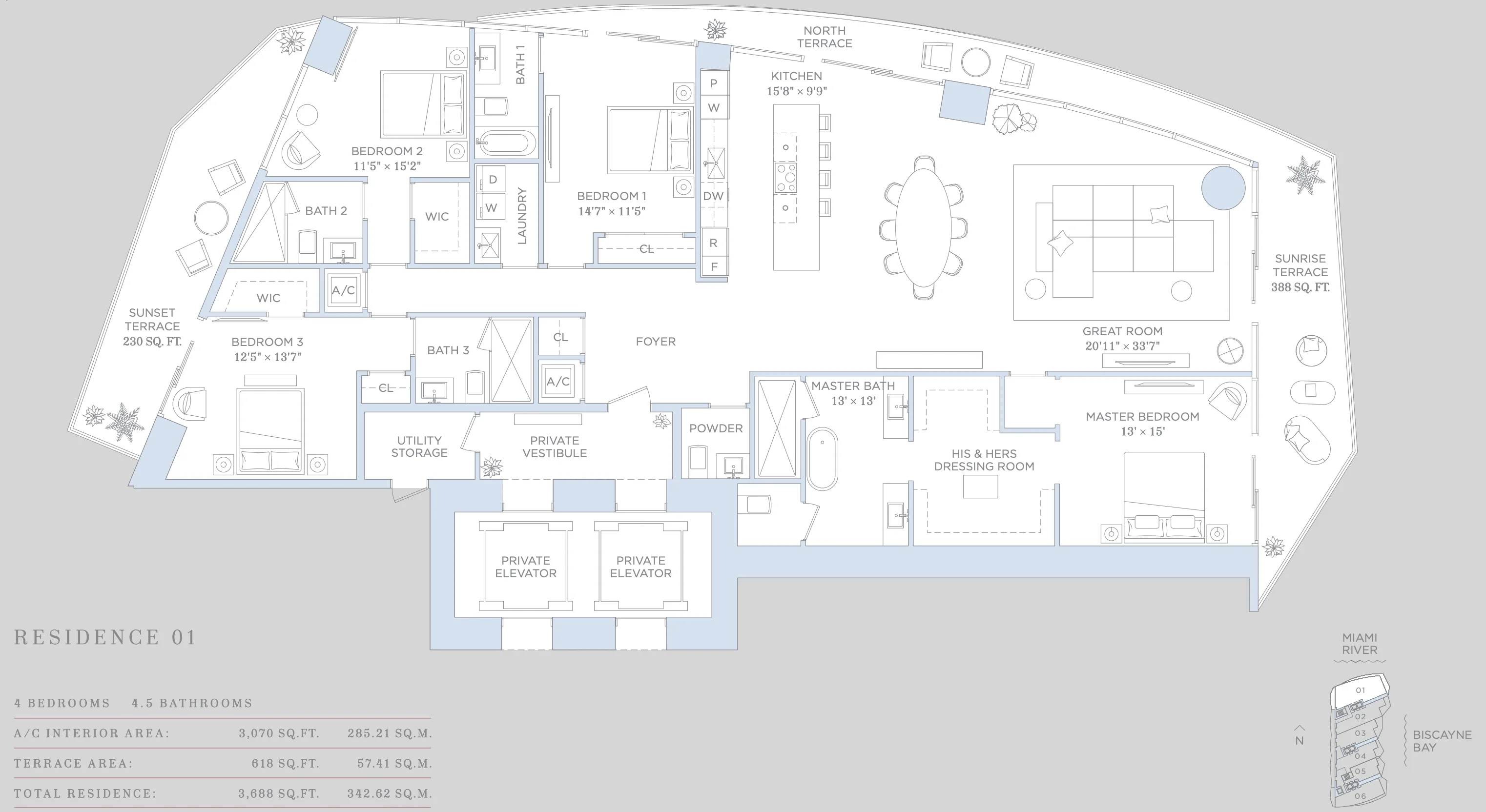 Residence 01 - Unit 2801