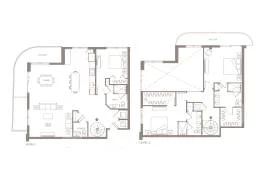 PH 3 BEDS 35 BATHS Unit PH13