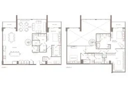 PH 3 BEDS 35 BATHS DEN OPTION Unit PH16