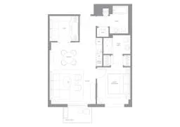 1 Den 2 Bath 860 Sqft Unit 802