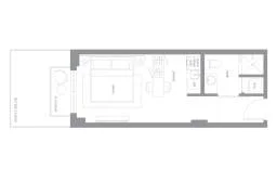 Studio 330 Sqft Unit 1204