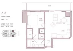 1bedroom Model A-3 Unit 4706