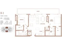 2 Bedroom Model B-1 Unit 5009