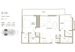 2 Bedroom Model B-18 Unit  5510