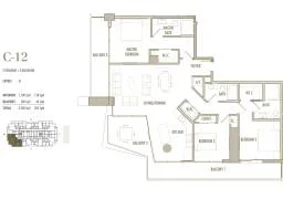 3 Bedroom Modelo C-12 Unit 6108