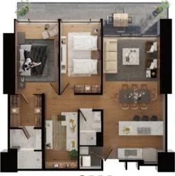Pedregal II Depto 3204